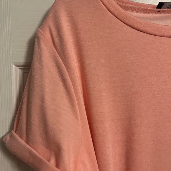 Coral tshirt dress - Picture 3 of 4